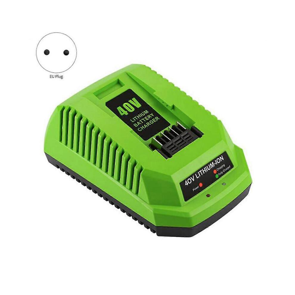 Caricabatterie al Litio 40V per GreenWorks 29482 G-MAX 40V - Batteria 29472 29482 29652 G40825 EU Pl