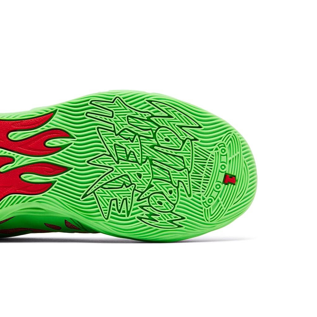 Puma MB.04 'Donatello Raphael' (Unisex) Fluro Green Pes / Red / Dark Amethyst Basketball Shoes 312055 01