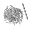 100pcs Double  Skirting Thread Seamless Nail Secure Fixation Metal Double Ended Baseboard Nails