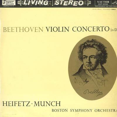 LP platňa BEETHOVEN, HEIFETZ, MUNCH, BOSTON S - Husľový koncert D LSC1992 VICTOR Japonsko Klasická Použitá