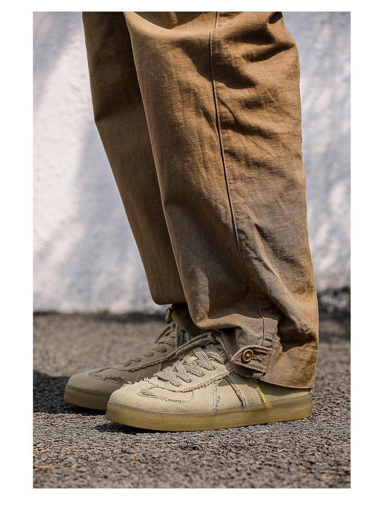Desert Dune Retro Herren Canvas Sneaker - Leichte, Weichsohlen-Freizeitsportschuhe für den Sommer.