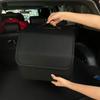 Scatola Portaoggetti in Pelle PU Multiuso Pieghevole Organizzatore per Bagagliaio Auto Organizzatore Bagagliaio Auto Riporre Sistemare Accessori Auto