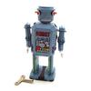 MS416 Big-Eyed Retro Robot Tin Toy - Nostalgic Collection Craft Gift & Creative Home Decor