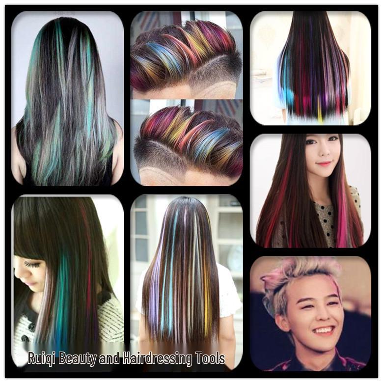 Унисекс Прочная силиконовая шапочка для мелирования с иглой для окрашивания волос Blue (with needle)