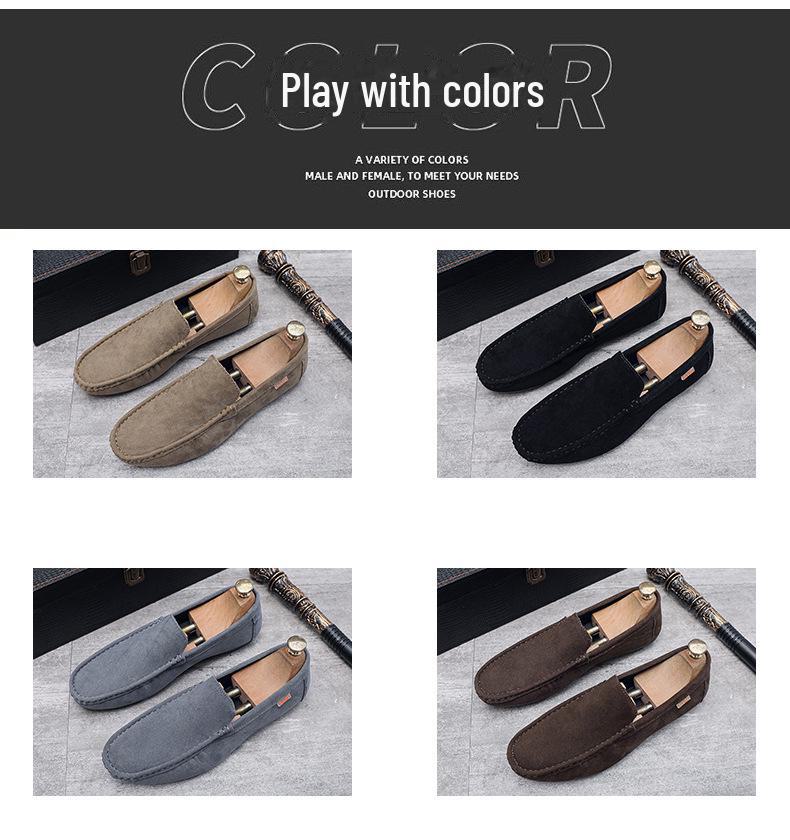 Pánské jarní ležérní prodyšné mokasíny: Snadno nazouvací řidičské boty