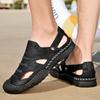 Neue Sommer Männer Sandalen Atmungsaktive Strand Sandalen Männer Casual Schuhe Hohe Qualität Leder Atmungsaktive herren Schuhe Große Größe