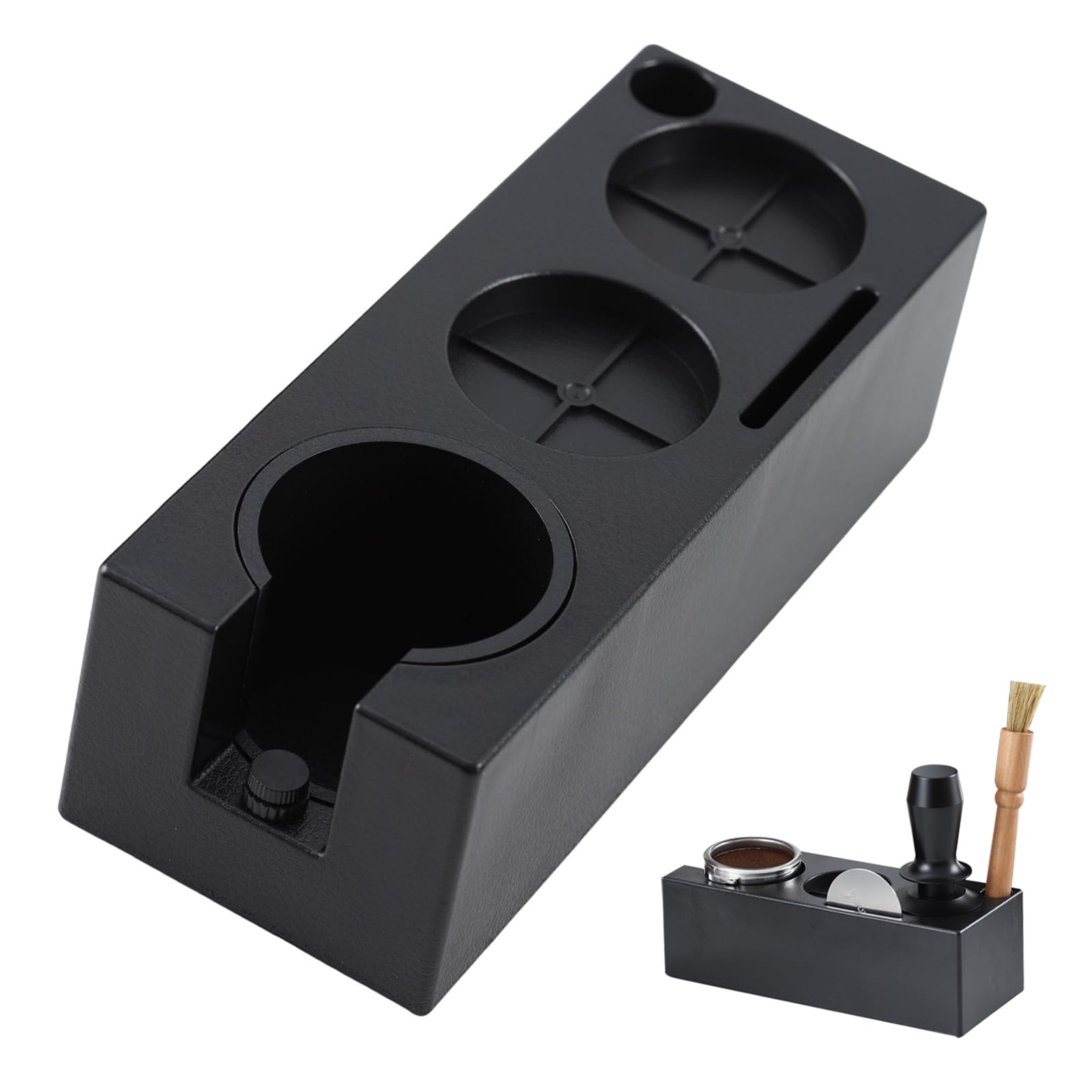 

EsiFare Espresso Tamping Station, Coffee Tamper Holder Base, Portafilter Holder, Espresso Tamper Base with Non-Slip Base, Durable and Easy to Clean,