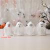 Ghost Halloween Decor - White Ghost With Spider Web Led Night Light Spooky Figurine Statue Festival Lamp T Hanging Decorations