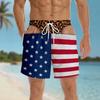 Sexy and Funny Shorts, Flag-themed Men's Beach Shorts, Summer Swimming and Casual Shorts