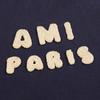 AMI 2025 Autumn and Winter New Letter Embroidery High-quality Cotton Hooded Sweatshirt Sweatshirt Couple Pullover