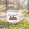 French Print Mug Coffee Cup Drinks Milk Tea Mugs Camping Enamel Cup Handle  Drinkware Graduation Thanks Gift for Maitress Maitre