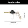 Multifunctional Foam Blaster Water Guns Adjustable Nozzle Plating Finish for Home Car Cleaning, with Rich Lathers Bottle
