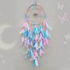 6 Colors Dream Catcher Handmade Feathers Butterfly Wind Chimes Girls Bedroom Hanging Ornaments Birthday Holiday Gifts Home Decor
