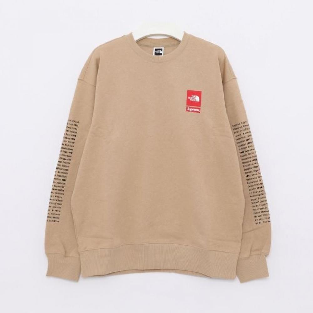 

Galleria Supreme North Face Collaboration Crewneck Мужская толстовка SS24Sw2 Хаки 2XL