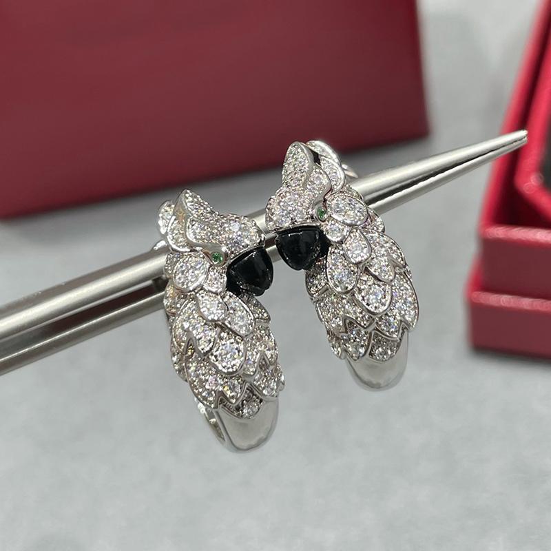 

Musla Design Роскошные Серьги-Птицы для Женщин Высококачественные Дизайнерские Вечерние Аксессуары с Элегантными Акцентами белого золота