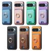 Cross-Border Google Pixel 9A Magnetic Card Holder Ring Case - Drop-Proof Protection