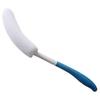 Rear Shower Brush Easy To Reach Body Brush with Non-slip Handle Long Curved Shower Brush Ideal for Larger Showers