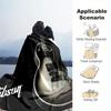 Guitar Print Blanket Soft Comfortable All Seasons Suitable Sofa Office Nap Travel Birthday Gift Christmas Present