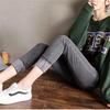 Women Thermal Jeans Winter Snow Warm Plush Stretch Jeans Lady Skinny Thicken Fleece Denim Long Pants Retro Pencil Trousers
