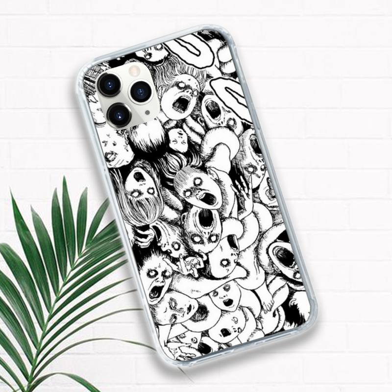 Japanischer Horror-Comic Tomie Telefonkasten Transparent weich Für iPhone 12 11 13 7 8 6 s plus x xs xr pro max mini