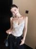 Pure Desire: Sexy Lace Trim Camisole - Women's Slim Fit Spring/Summer Top