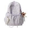 Schoolbag High-value schoolbag Female ins Junior and high school students Korean version Mori versatile backpack Large capacity small fresh backpack