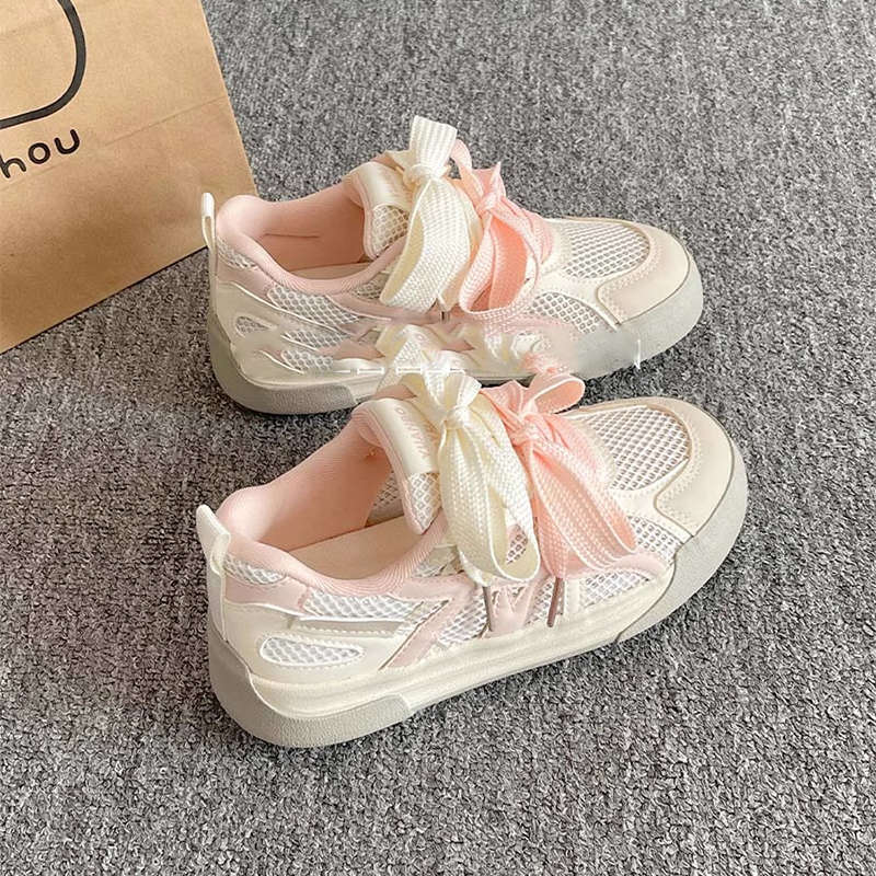 Ugly cute net female moral training summer new chic niche design thin Forrest Gump sports shoes