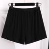 Women's Elastic Waist High Rise Shorts Loose Fit Safety Shorts Plus Size Anti Chafing Under Shorts