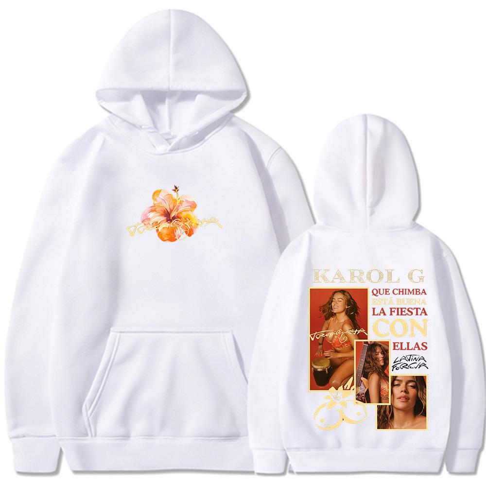 Karol G Tropicoqueta 2025 Album Hoodies Herren Damen Kleidung Mode Harajuku Langarm Sweatshirt Komfort Oversized Pullover