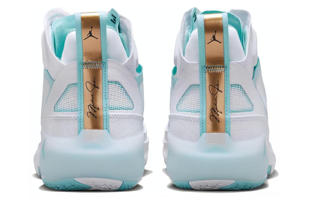 Men's Sneakers Jordan 37 Guo Ailun Island Green White/Metallic Gold-Island Green-Black