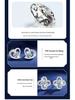2025 Women's Sterling Silver Stud Earrings Set - Luxurious Gift Box for Wife or Girlfriend