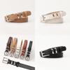 Fashionable Faux Leather Waist Belt With Pin Buckle For Retro Casual Style