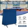 Husă Protectoare Impermeabilă cu Fermoar pentru Masă de Tenis de Masă Portabilă Indoor Outdoor Mobilier PingPong Anti-praf Rezistentă la Ploaie Albastru