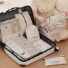 Travel storage bag seven-piece set digital toiletries cosmetics storage bag clothes shoes dust luggage travel bag