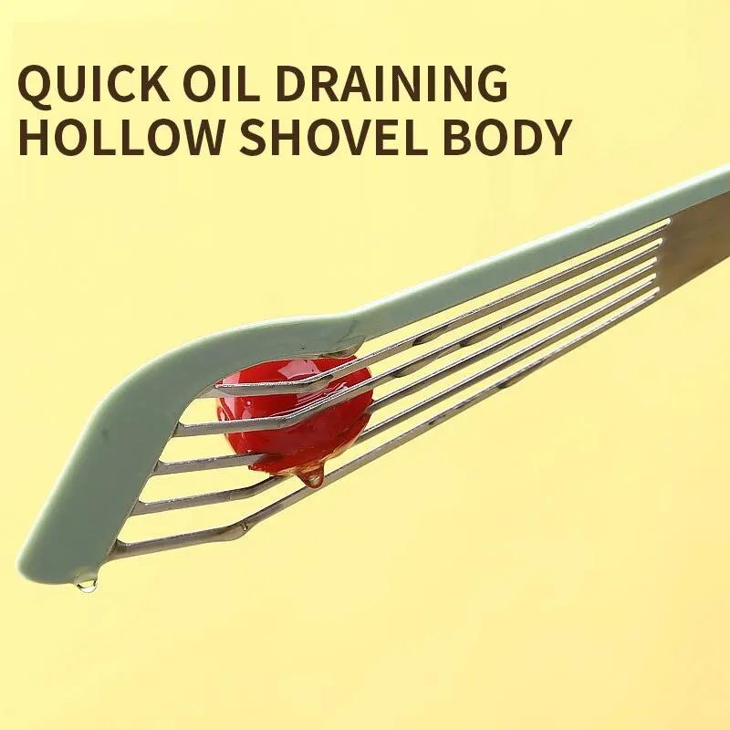 Het Rea Omelettspatel Kök Omelettvridare Silikon Omelettvridare Vänd och Vik Omelettvridare för Kök Omelett