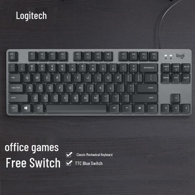 Logitech K835 TKL Wired Mechanical Keyboard