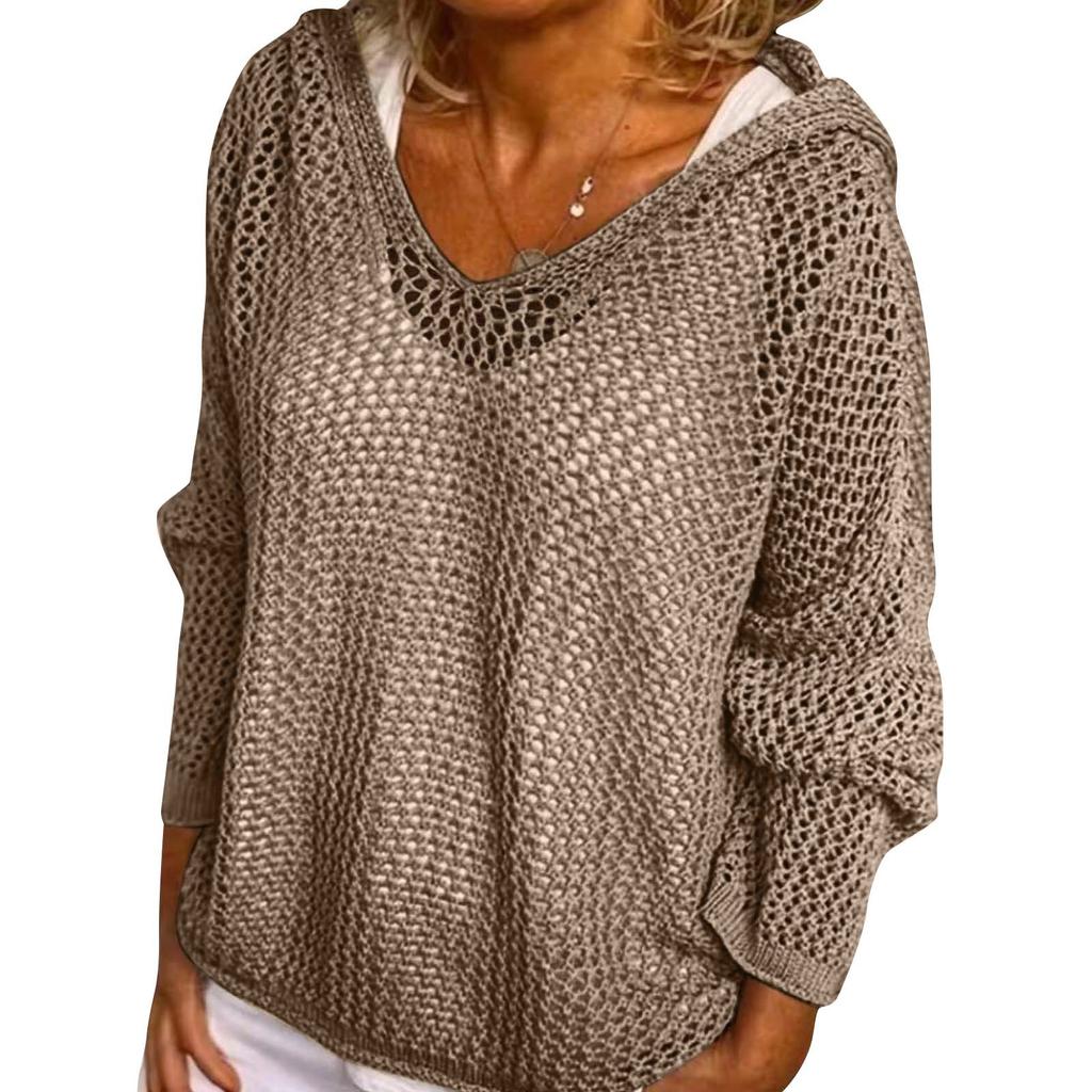 Modisches Damen-Pullover-Sweatshirt mit Reißverschluss und Kapuze, langärmelig, lässiges farbiges Oberteil