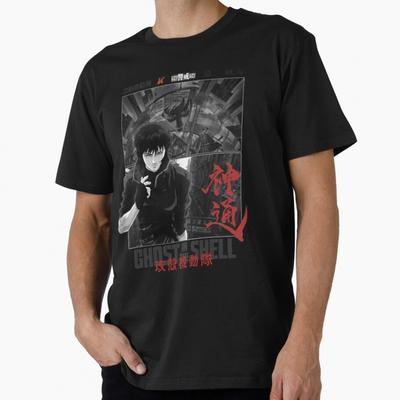Major Motoko Kusanagi Sci-Fi Manga Ghost In The Shell Anime T Shirt 0507 Cyberpunk Graphic Tee