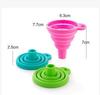 Zhenghui Food-Grade Silicone Folding Funnel with Telescopic Long Neck