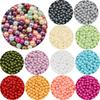 Beaded Abs Non-Porous Imitation Pearl Beads Colored Loose Beads Handmade Diy Hairpin Makeup Brush Storage Box Decoration