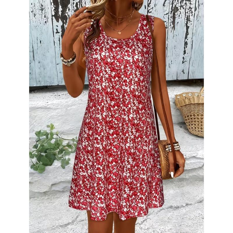 Spring and Summer Women's Sleeveless Dress