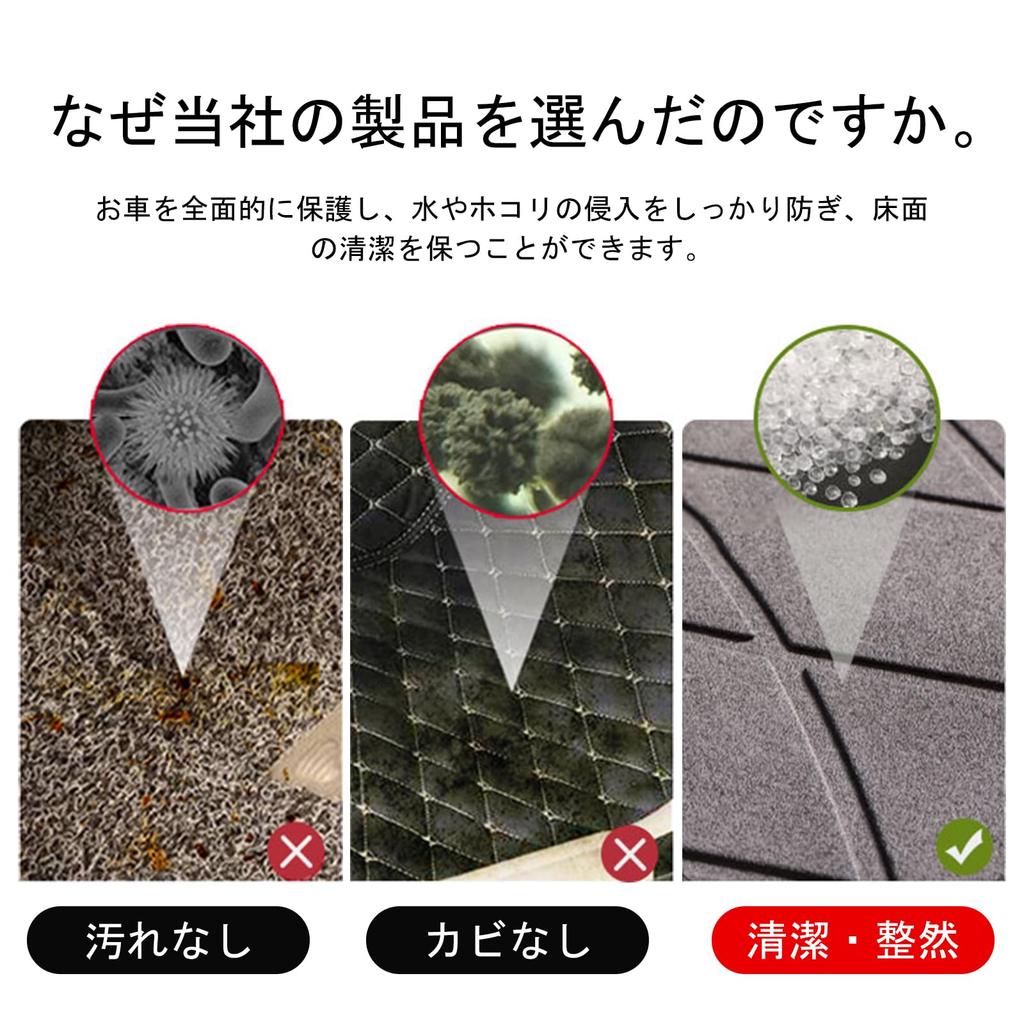 LUCKEASY 3D Floor Mats for Suzuki New Custom Custom November 2023 3D Cargo Second Floor TPE Custom Interior Protective Set Spacia/Spacia MK54S/MK94S