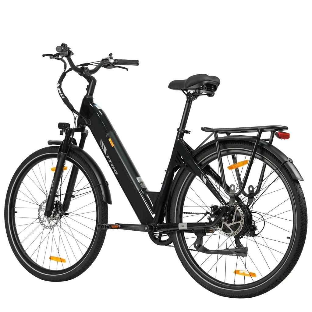 TTGO C3 SE Multi Terrain Electric Bicycle For Adult 28 Inch Tires 250W Motor 36V20Ah Battery City Community E-Bike With All-Terrain Braking