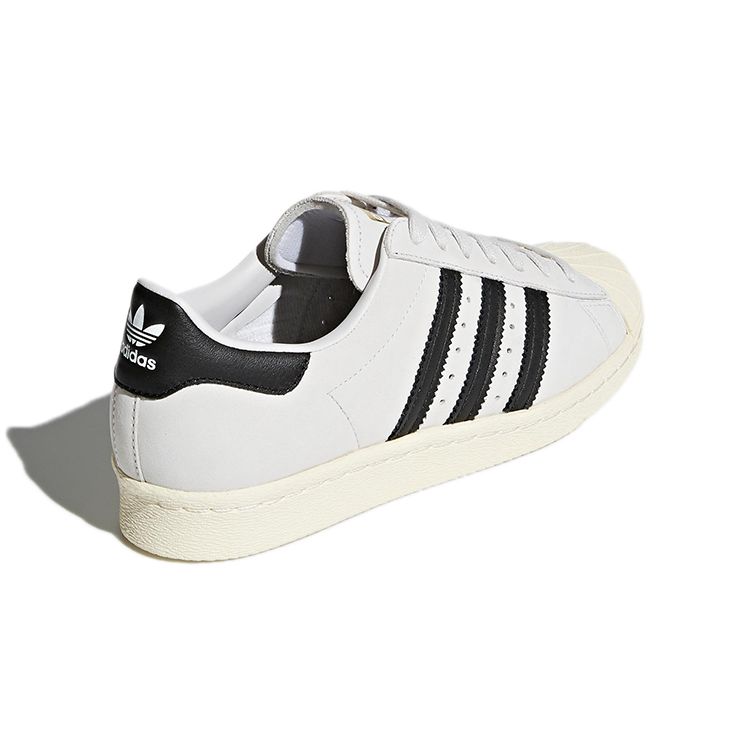 Adidas Originals Superstar 80s Comfortable Low-Top Sneakers Women Sneakers Gray Black CQ2512