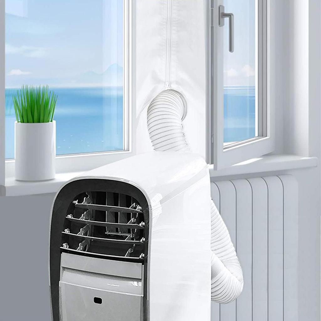 3/4/5M Insulated Weatherproof AC Window Seal Kit, Portable Air Conditioner Vent Cover for Energy-Saving Cooling, Apartment & RV