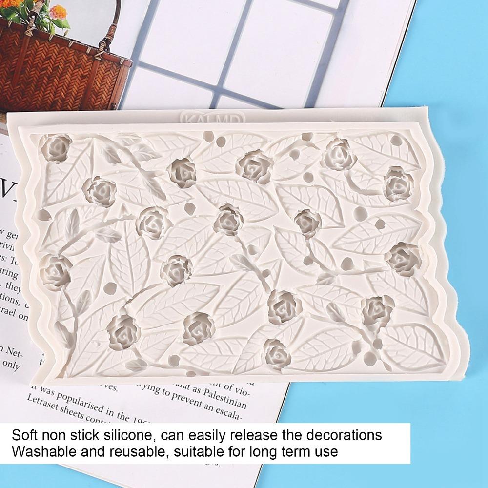 Flexible Non-Stick Fondant Cake Decorating Mold Sugar Craft Mold Soap Resin Clay Crafting