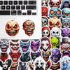 50 Horror Grimace Stickers Thriller Skull Halloween Horror Spoof Stickers