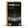 Manforce Overtime Pineapple Flavoured Condoms for Men| 3-in-1 Ribbed, Contoured, & Dotted for Extra Stimulation