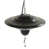 Hanging Patio Heater IP23 Waterproof Outdoor Ceiling Electric Heater Silent Operation 3s Heating