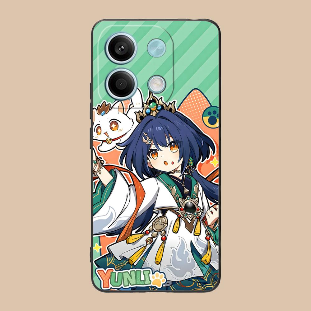 HSR Yunli Matte TPU Mobile Phone Case for POCO F8 F7 F6 F5 F4 F3 F2 Pro GT C75 C71 C65 C61 C40 Pro Ultra Colorful Cover